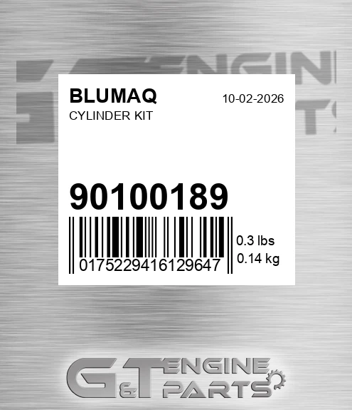 901.00189 Cylinder Kit for BLUMAQ