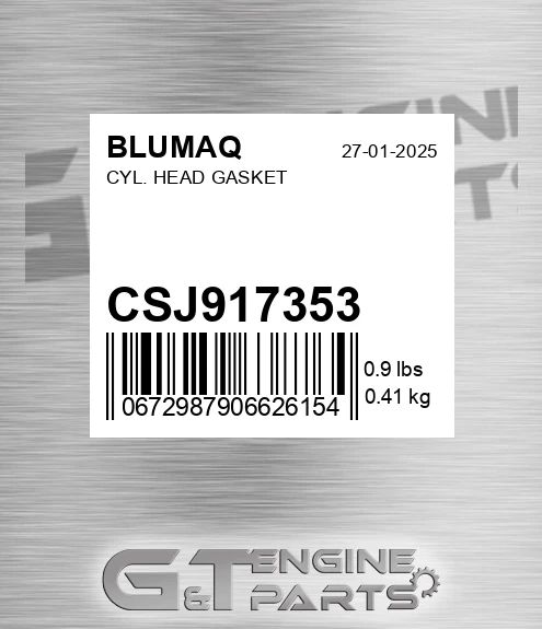 CSJ917353 Cyl. Head Gasket