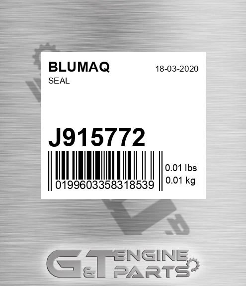 J915772 BLUMAQ Seal