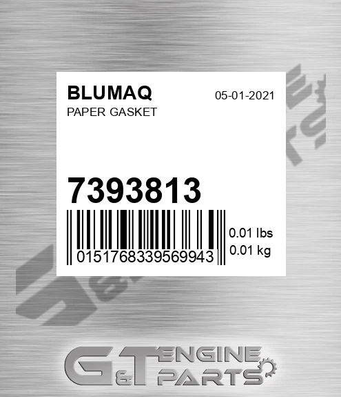 7393813 Paper Gasket for BLUMAQ