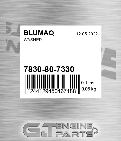 7830-80-7330 Washer for BLUMAQ