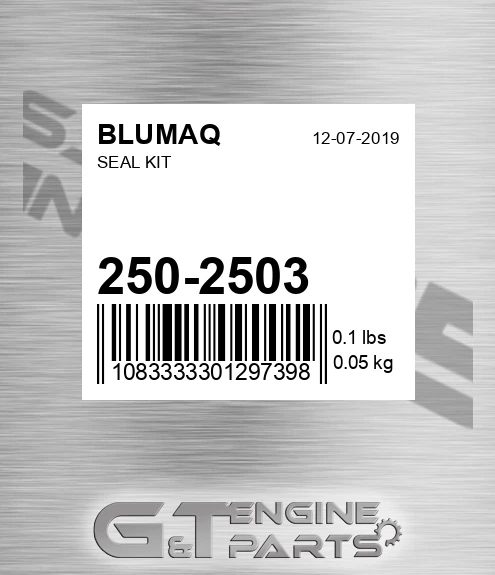 250-2503 Seal Kit for BLUMAQ