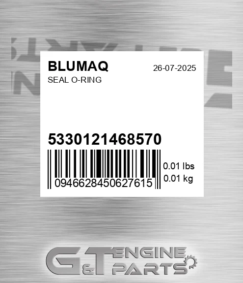5330121468570 Seal O-ring for BLUMAQ