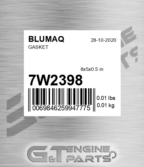 7W-2398 Gasket for BLUMAQ