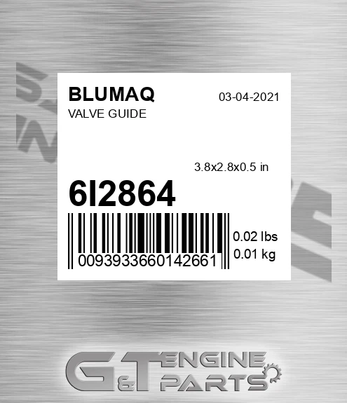 6I-2864 Valve Guide for BLUMAQ