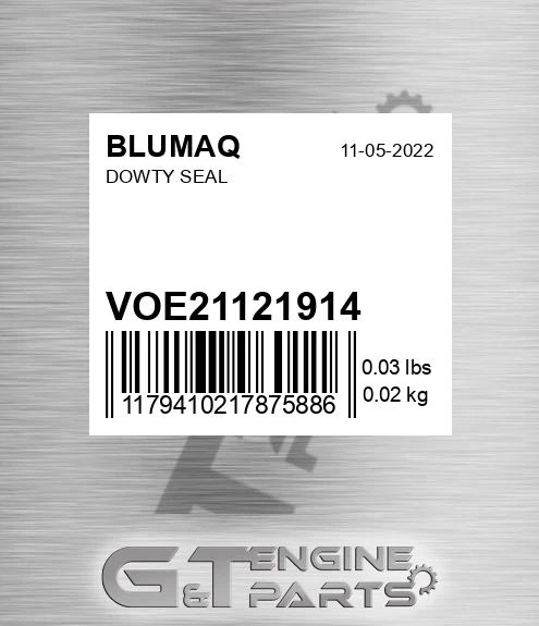 VOE21121914 Dowty Seal for BLUMAQ