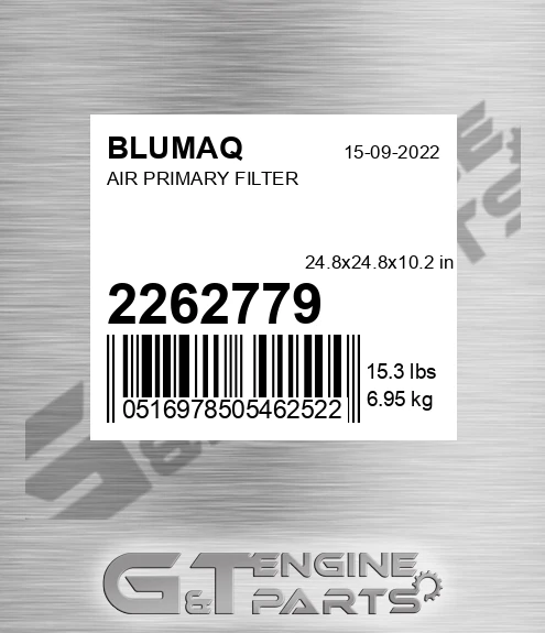 226-2779 Air Primary Filter for BLUMAQ