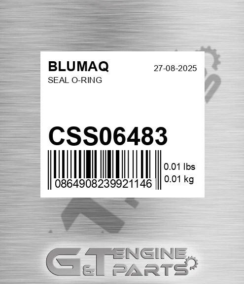 CSS06483 Seal O-ring