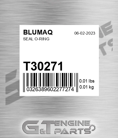 T30271 Seal O-ring