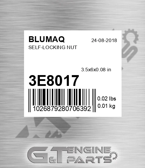 3E-8017 Self-locking Nut