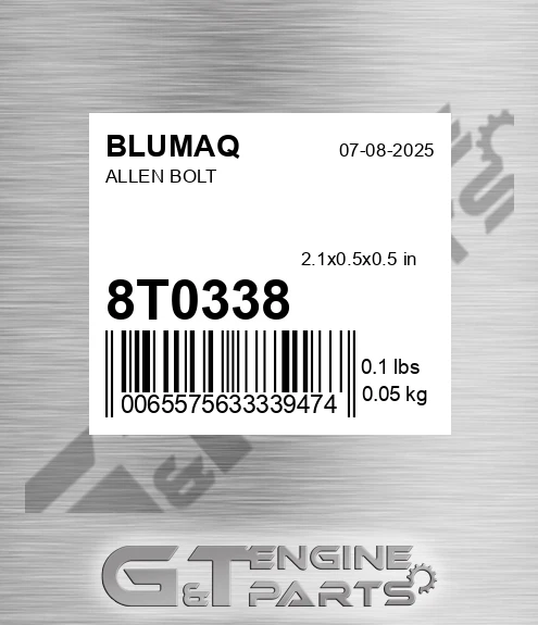 8T-0338 Allen Bolt for BLUMAQ