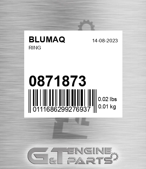 087-1873 Ring for BLUMAQ