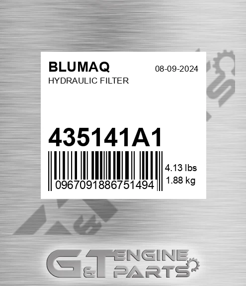 435141A1 Hydraulic Filter