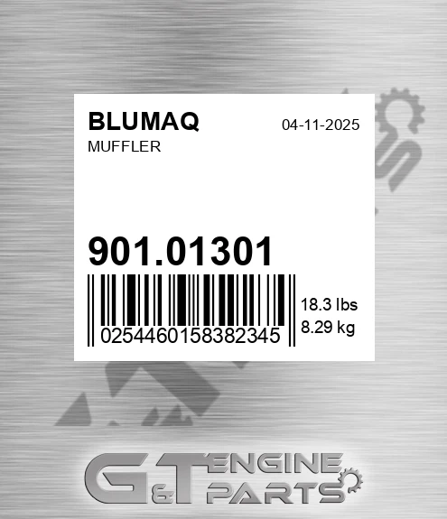 901.01301 Muffler for BLUMAQ