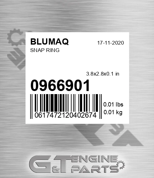 096-6901 Snap Ring