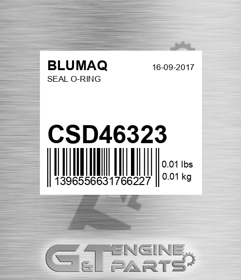 CSD46323 BLUMAQ Seal O-ring