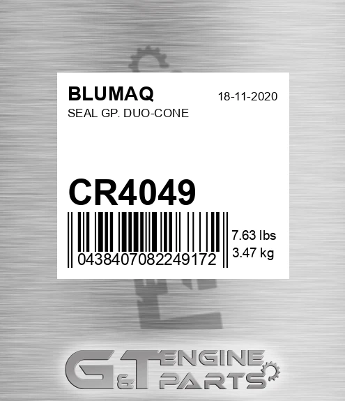 CR4049 Seal Gp. Duo-cone