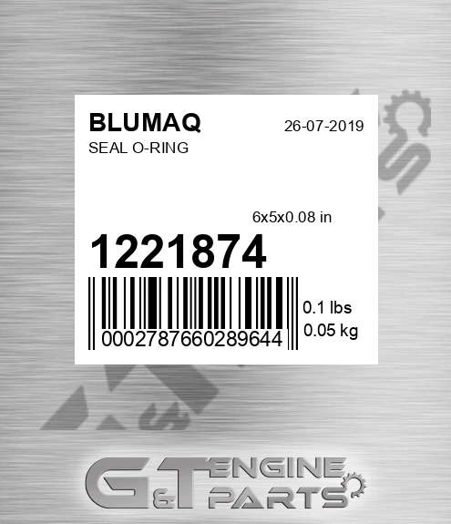 122-1874 BLUMAQ Seal O-ring