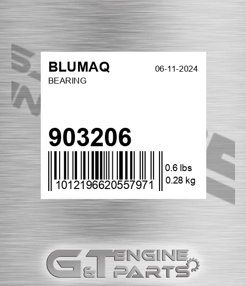 903206 Bearing for BLUMAQ