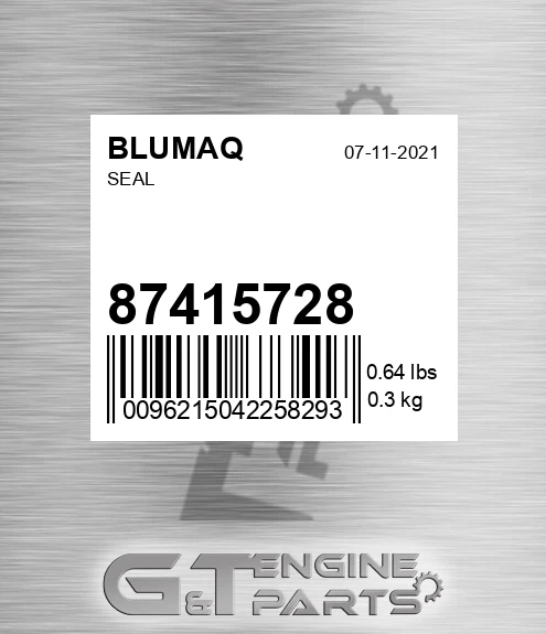 87415728 BLUMAQ Seal