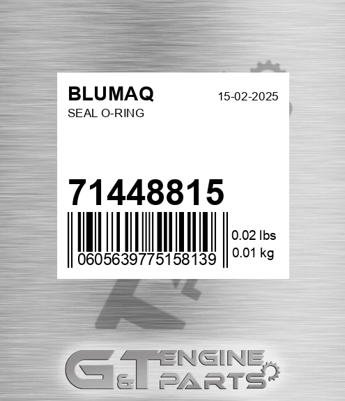 71448815 Seal O-ring