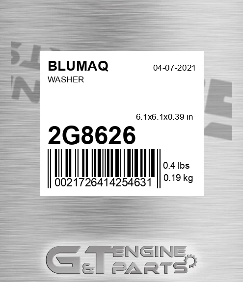 2G-8626 BLUMAQ Washer