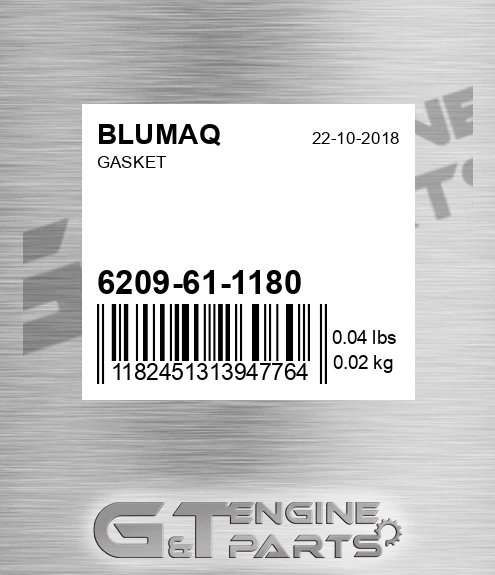 6209-61-1180 Gasket for BLUMAQ