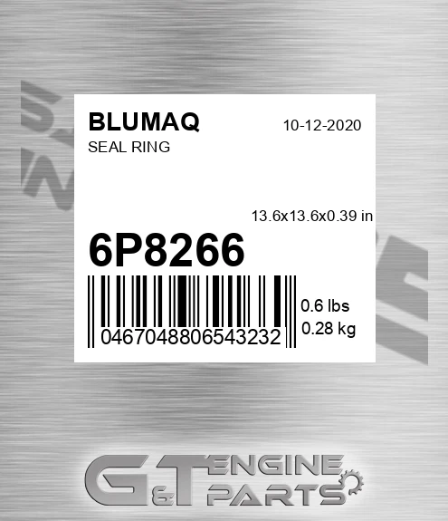 6P-8266 Seal Ring for BLUMAQ