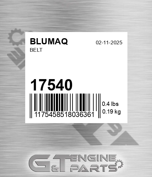 17540 Belt