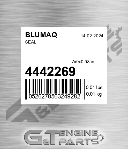444-2269 Seal for BLUMAQ