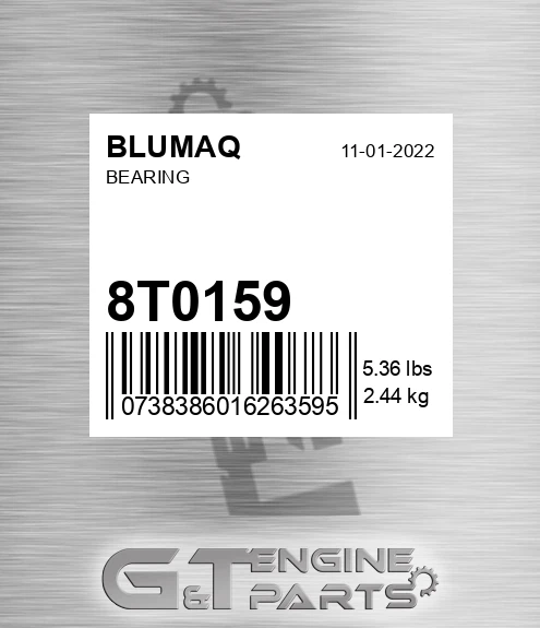 8T-0159 Bearing for BLUMAQ