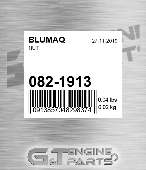 082-1913 Nut for BLUMAQ
