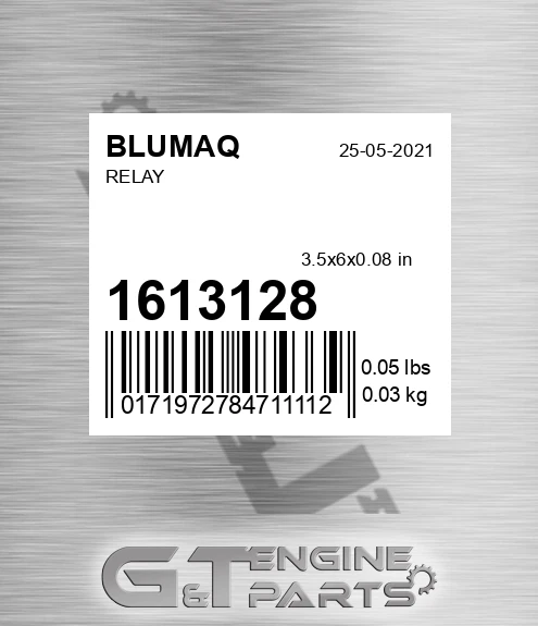 161-3128 Relay for BLUMAQ