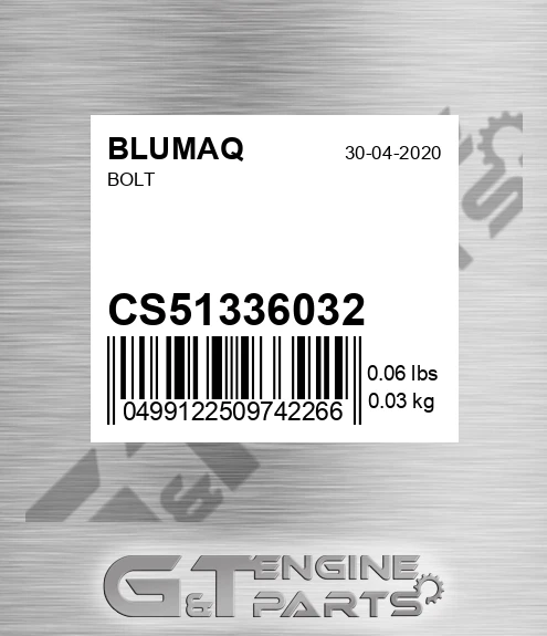 CS51336032 BLUMAQ Bolt
