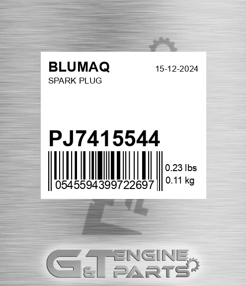 PJ7415544 Spark Plug for BLUMAQ