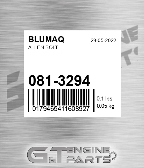 081-3294 Allen Bolt for BLUMAQ