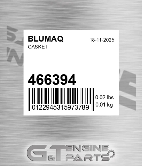 466394 Gasket for BLUMAQ