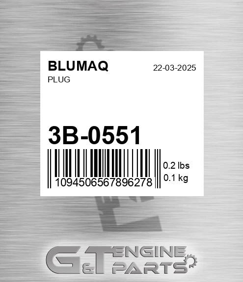 3B-0551 Plug