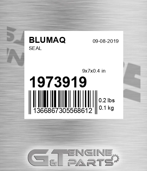 197-3919 Seal for BLUMAQ