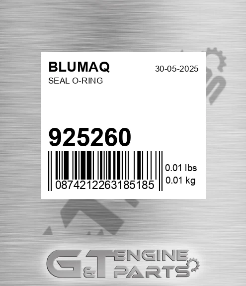 925260 BLUMAQ Seal O-ring