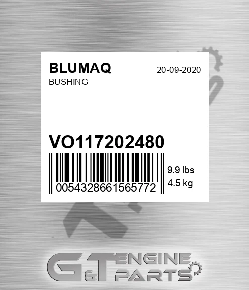 VO1172-02480 Bushing for BLUMAQ