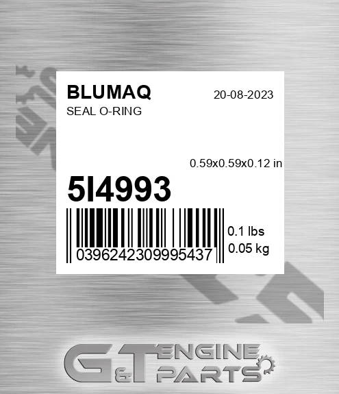 5I-4993 Seal O-ring for BLUMAQ