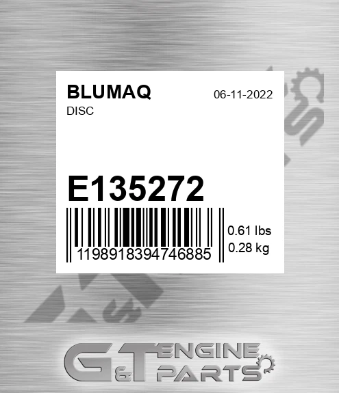 E135272 Disc