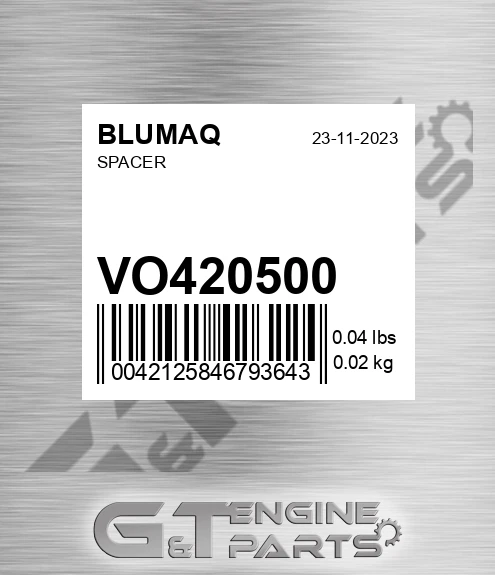 VO420500 Spacer for BLUMAQ