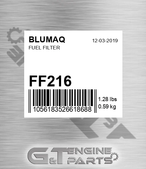 FF216 Fuel Filter