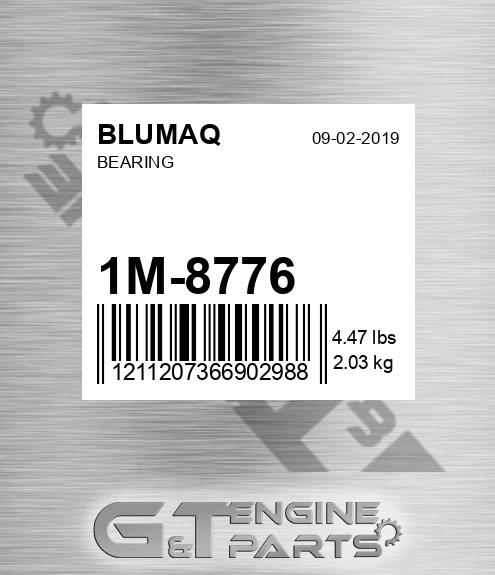 1M-8776 Bearing for BLUMAQ