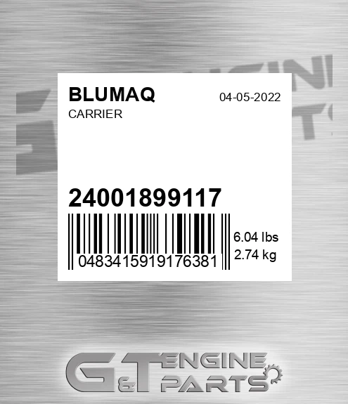 24001899117 Carrier for BLUMAQ