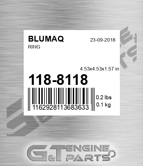 118-8118 Ring for BLUMAQ