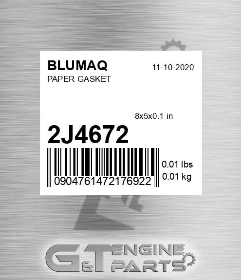 2J-4672 Paper Gasket