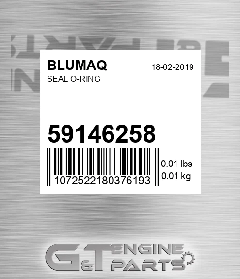 59146258 Seal O-ring for BLUMAQ